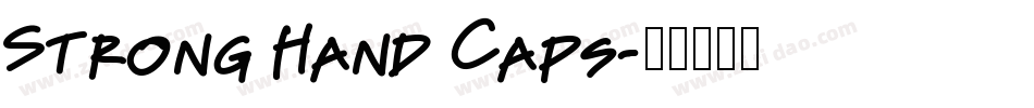 Strong Hand Caps字体转换